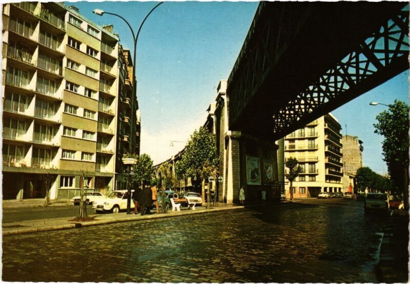 Carte postale ancienne Issy les Moulineaux Le Viaduc à Issy-les-Moulineaux