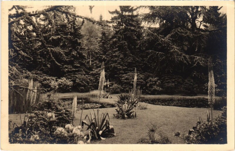 Carte postale ancienne Bois de Boulogne Jardins