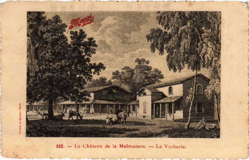 Carte postale ancienne Malmaison Le Chateau La Vacherie