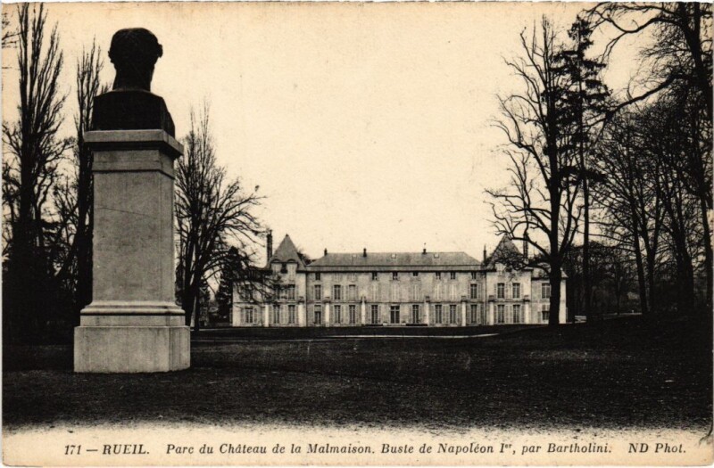 Carte postale ancienne Malmaison Parc du Chateau