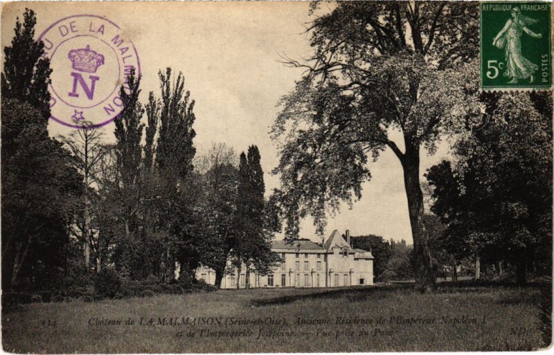 Carte postale ancienne Chateau de la Malmaison