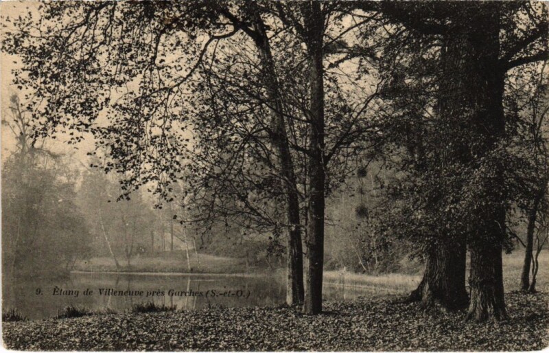 Carte postale ancienne Etang de Villeneuve