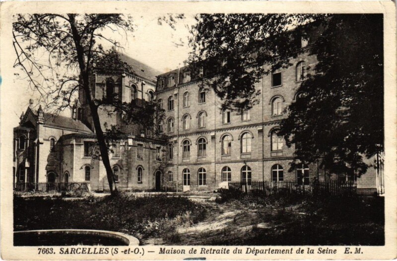 Carte postale ancienne Sarcelles Maison de Retraite