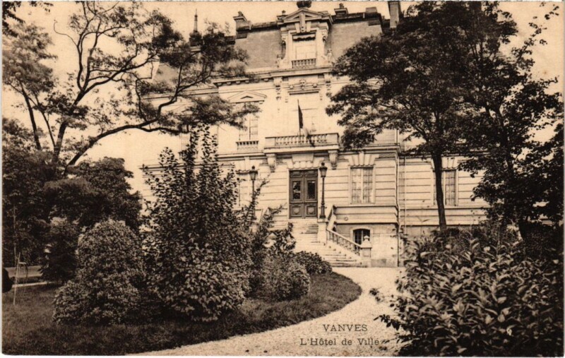 Carte postale ancienne Vanves Hotel de Ville à Vanves