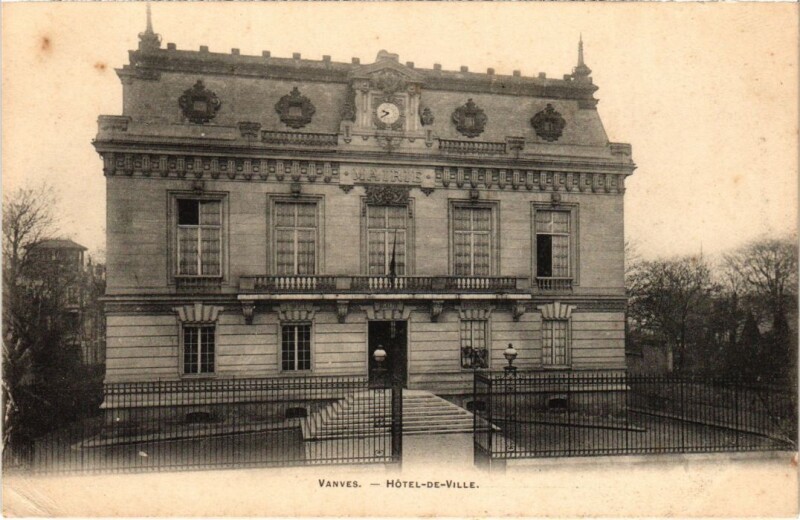Carte postale ancienne Vanves Hotel de Ville à Vanves