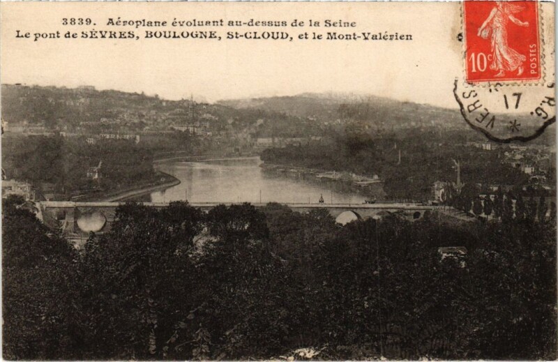 Carte postale ancienne Le pont de Sevres