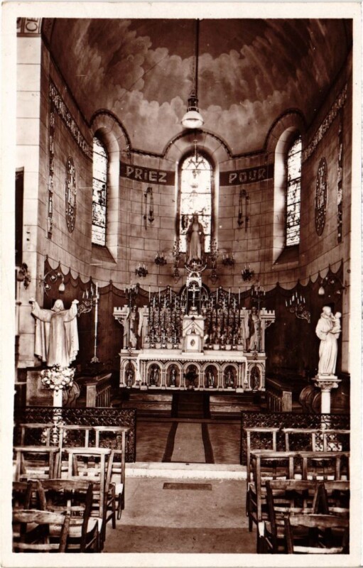 Carte postale ancienne Malakoff Eglise Notre Dame de la Medaille Miraculeuse à Malakoff