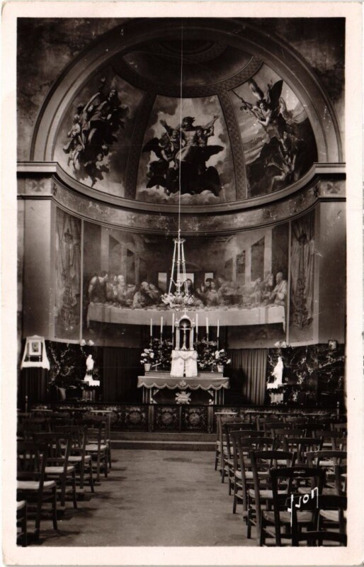 Carte postale ancienne Garches Hopital Raymond Poincare Interieur à Garches
