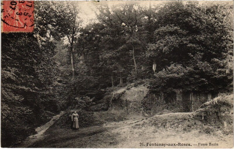 Carte postale ancienne Fontenay aux Roses Fosse Bazin à Fontenay-aux-Roses