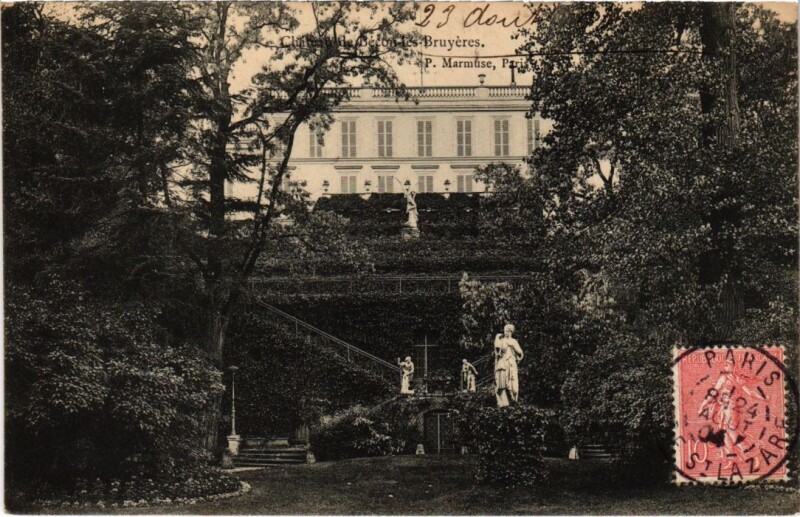 Carte postale ancienne Becon les Bruyeres Le Chateau