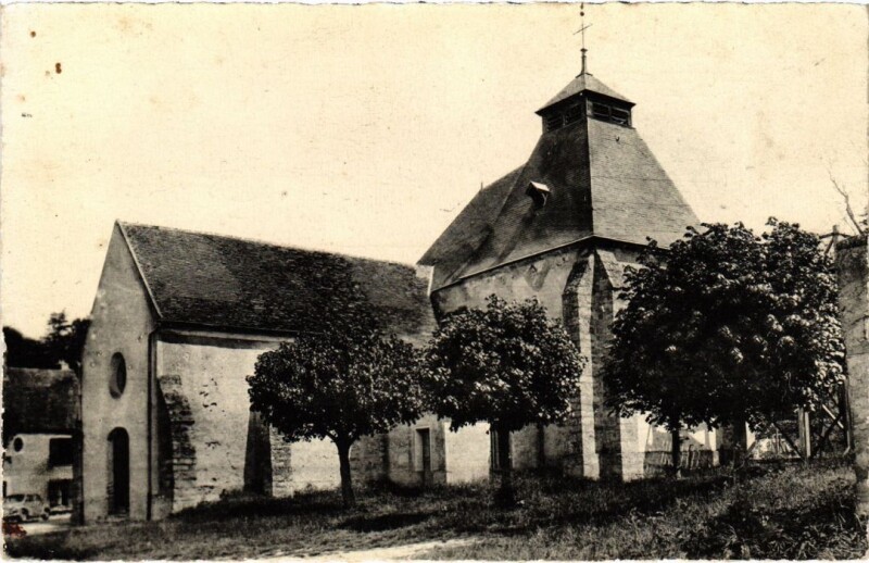 Carte postale ancienne Samoreau L'Eglise France à Samoreau