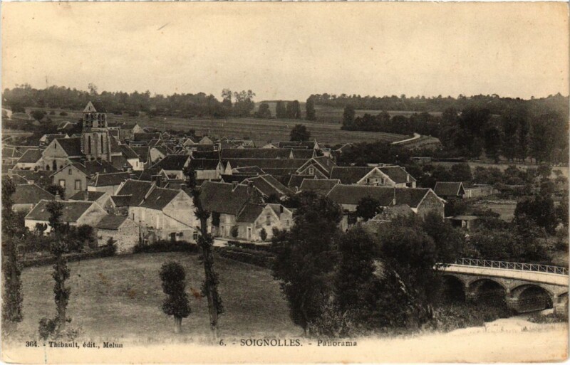 Carte postale ancienne Soignolles Panorama France
