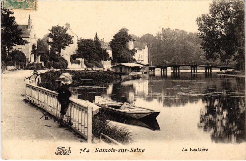 Carte postale ancienne Samois La Vauthere France