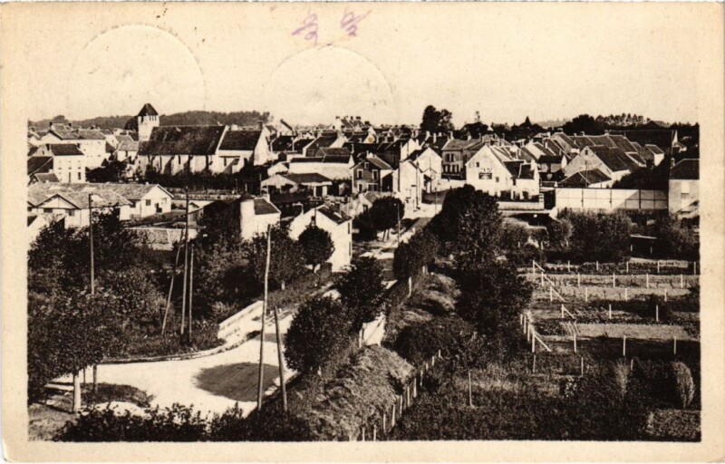 Carte postale ancienne Rebais Vue Generale France à Rebais