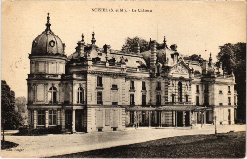 Carte postale ancienne Noisiel Le Chateau France à Noisiel