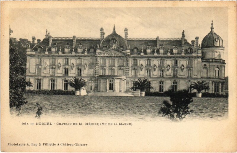 Carte postale ancienne Noisiel Chateau de M Menier France à Noisiel