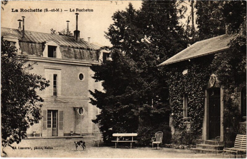 Carte postale ancienne La Rochette Le Rocheton France à La Rochette