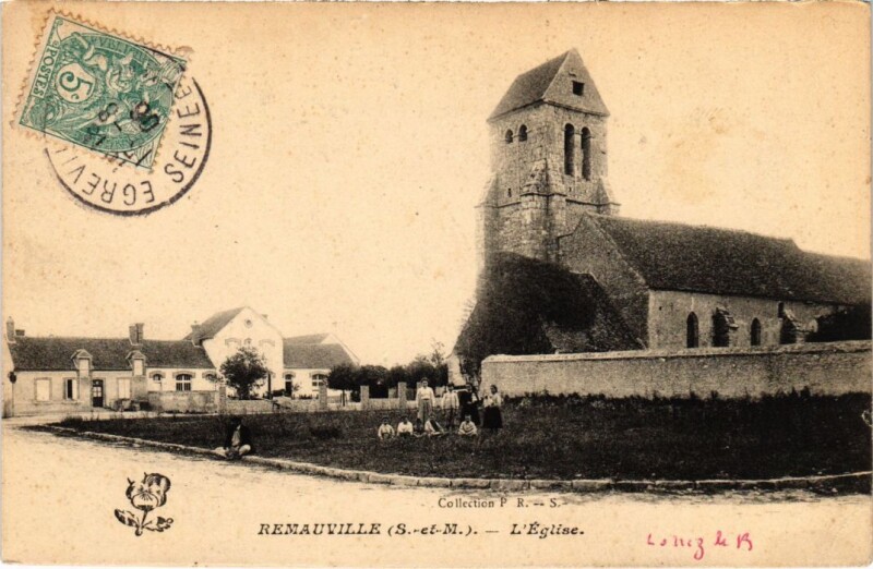 Carte postale ancienne Remauville L'Eglise France à Remauville