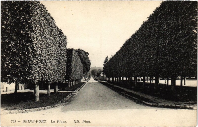 Carte postale ancienne Seine-Port La Place France à Seine-Port