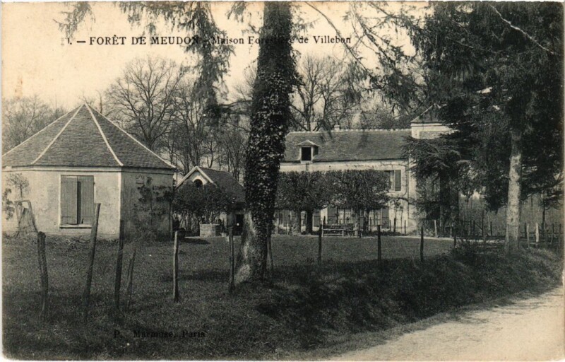 Carte postale ancienne Meudon Maison Forestiere de Villebon à Meudon