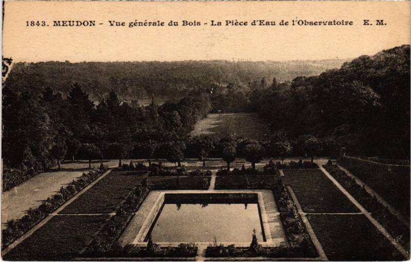 Carte postale ancienne Meudon vue generale du Bois à Meudon