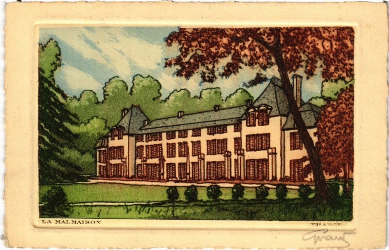 Carte postale ancienne Malmaison Le Chateau Chambre a coucher