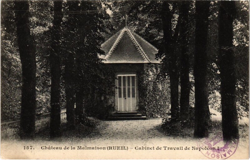 Carte postale ancienne Chateau de la Malmaison Cabinet de Travail
