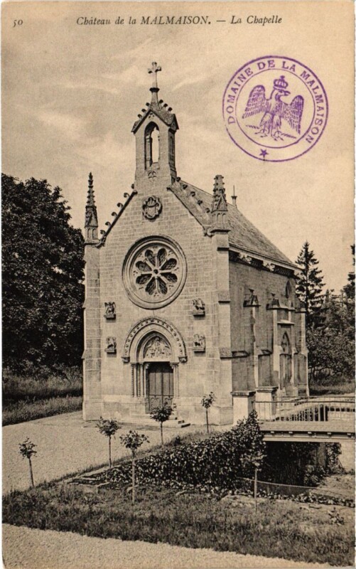 Carte postale ancienne Chateau de la Malmaison La Chapelle