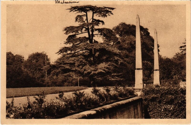 Carte postale ancienne Malmaison Le Parc