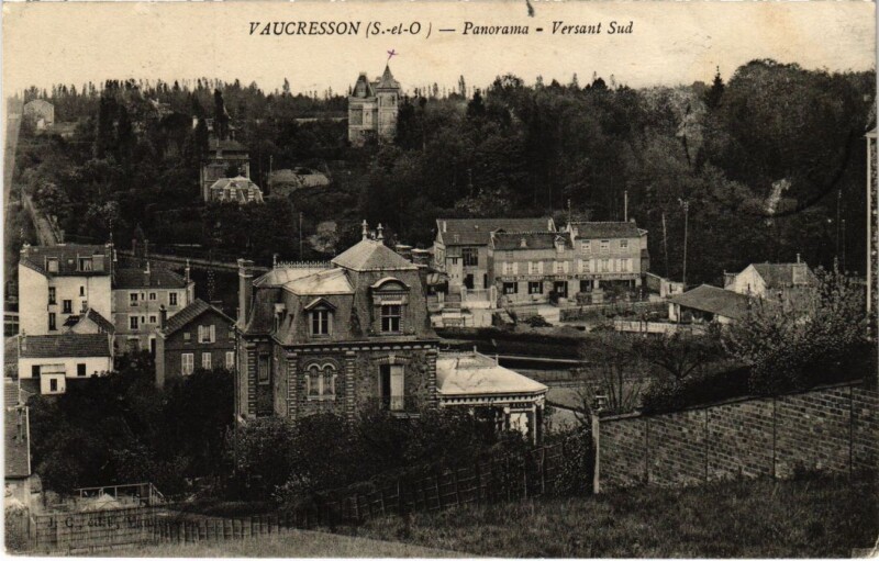 Carte postale ancienne Vaucresson panorama à Vaucresson