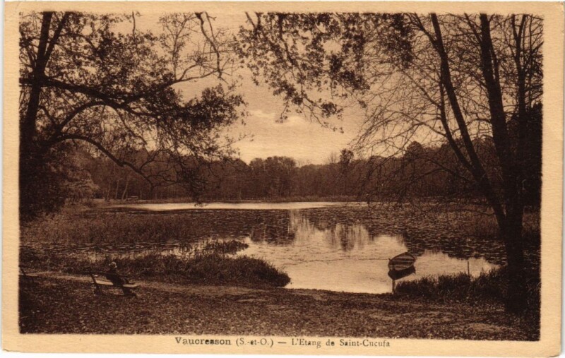 Carte postale ancienne Vaucresson Etang de Saint-Cucuta à Vaucresson