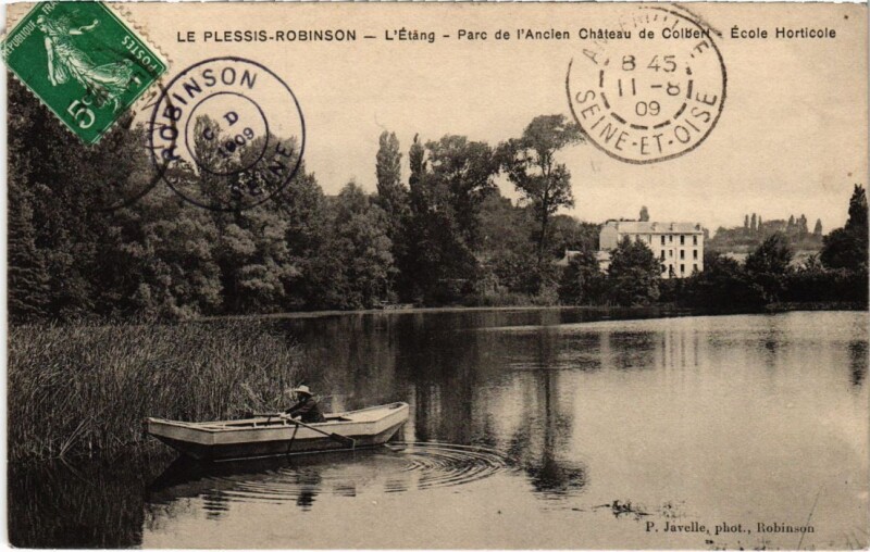 Carte postale ancienne Le Plessis Robinson Parc de l'Ancien Chateau de Colbert au Plessis-Robinson