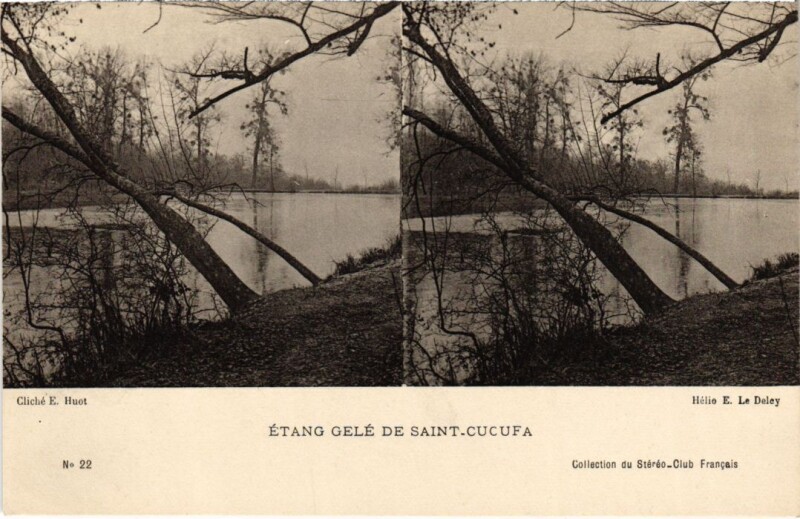 Carte postale ancienne Saint Cucufa Etang Gele
