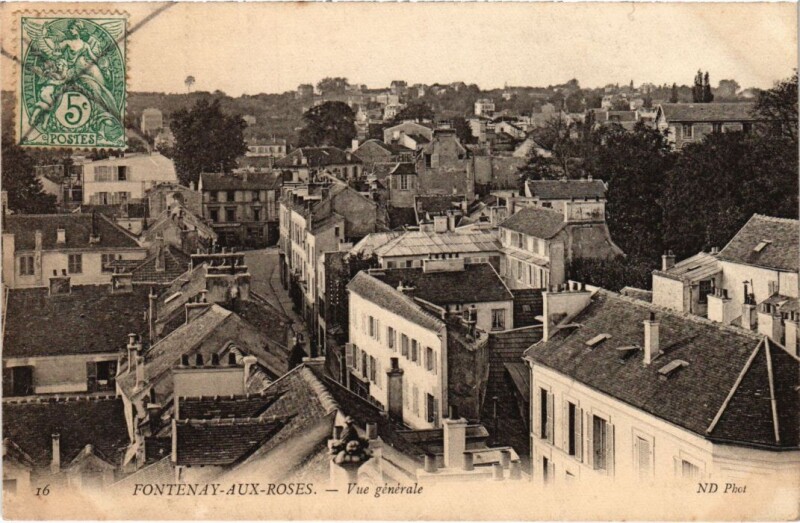 Carte postale ancienne Fontenay aux Roses Vue generale à Fontenay-aux-Roses