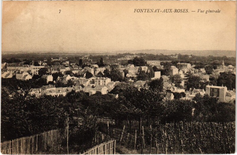 Carte postale ancienne Fontenay aux Roses vue generale à Fontenay-aux-Roses