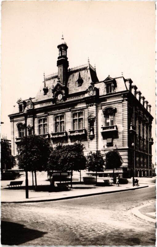 Carte postale ancienne Colombes Hotel de Ville à Colombes