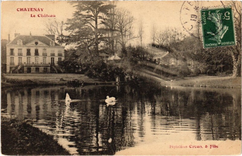 Carte postale ancienne Chatenay Le Chateau
