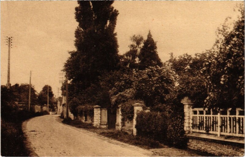 Carte postale ancienne Samoreau Route de Montmelian France à Samoreau