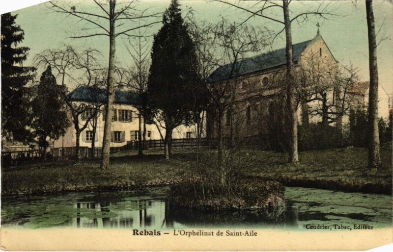 Carte postale ancienne Rebais L'Orphelinat de Saint-Aile France à Rebais
