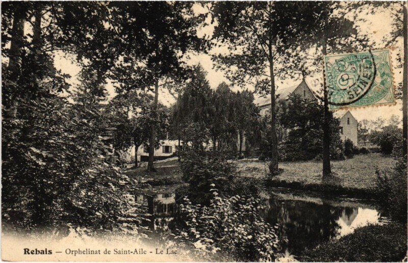 Carte postale ancienne Rebais Le Lac France à Rebais
