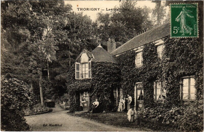 Carte postale ancienne Thorigny s Marne Les Vallieres France