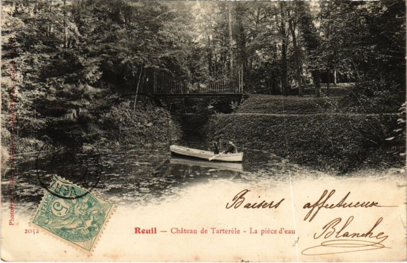 Carte postale ancienne Reuil Chateau de Tartelere France