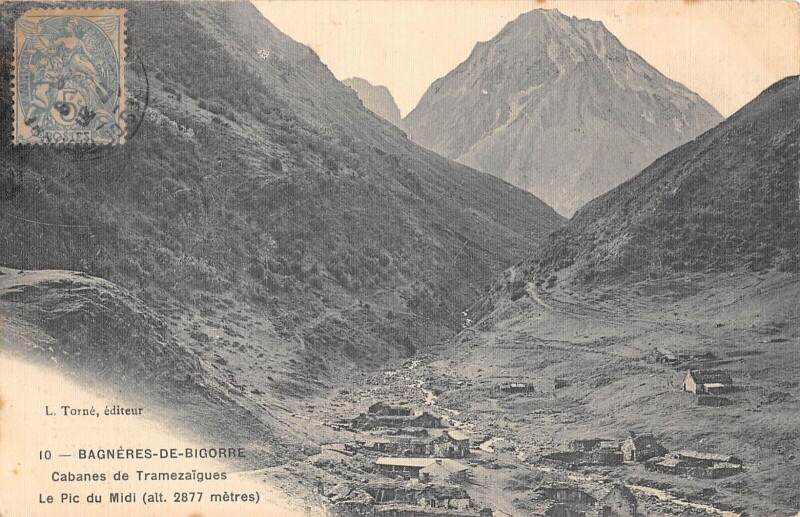 Carte postale ancienne Bagneres De Bigorre Cabanes De Tramezaigues