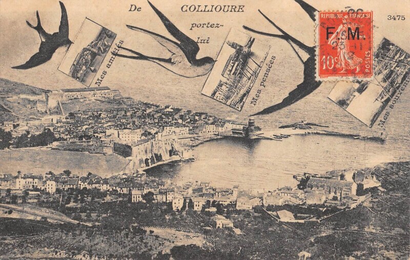 Carte postale ancienne De Collioure Portez Lui à Collioure