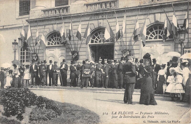 Carte postale ancienne La Fleche Prytanee Militaire Jour De Distribution Des Prix
