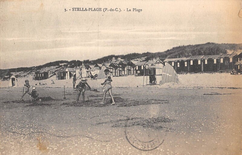 Carte postale ancienne Stella Plage La Plage