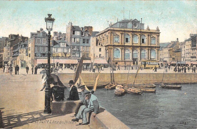 Carte postale ancienne Le Havre Anse Des Pecheurs au Havre