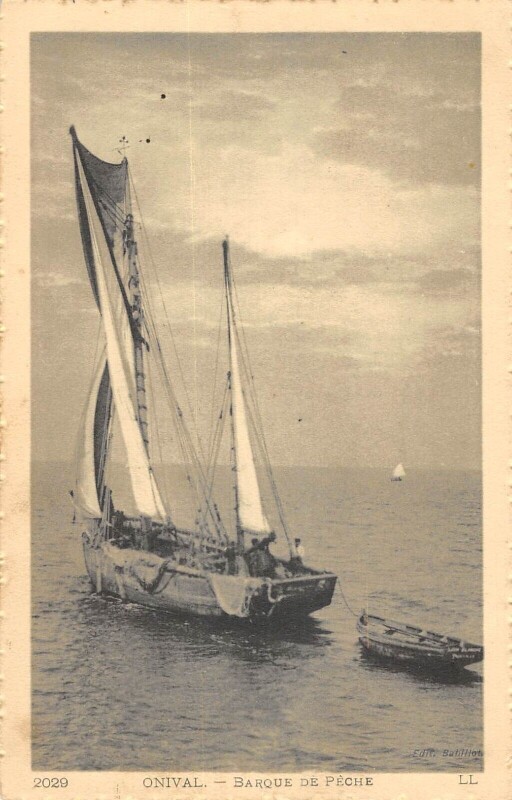 Carte postale ancienne Onival Barque De Peche