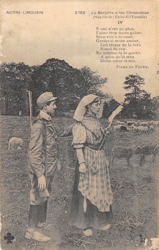 Carte postale ancienne Notre Limousin Le Chasseur