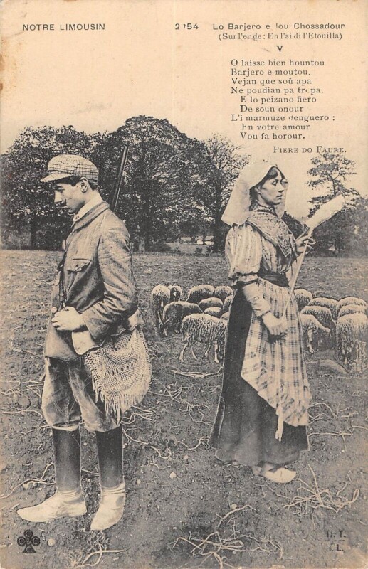 Carte postale ancienne Notre Limousin Le Chasseur